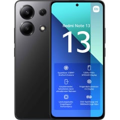 Redmi Note 13 16,9 cm (6.67) Ranura híbrida Dual SIM Android 13 4G USB Tipo C 6 GB 128 GB 5000 mAh Negro