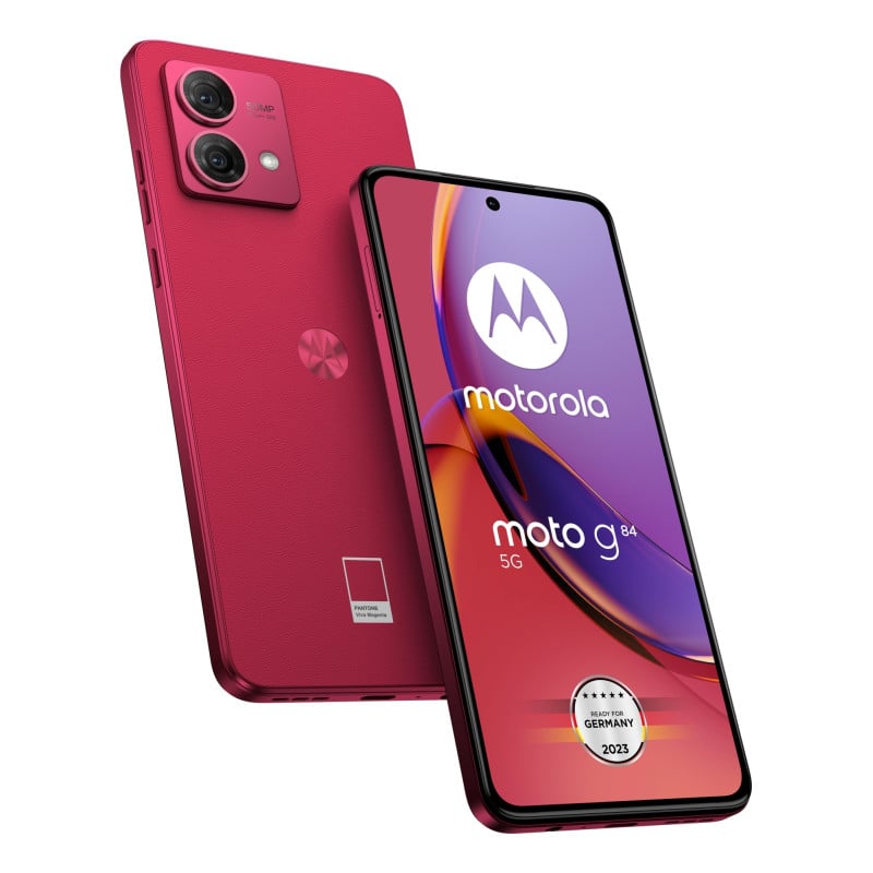 Moto G Moto G84 16,6 cm (6.55) Ranura híbrida Dual SIM Android 13 5G USB Tipo C 12 GB 256 GB 5000 mAh Magenta