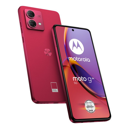 Moto G Moto G84 16,6 cm (6.55) Ranura híbrida Dual SIM Android 13 5G USB Tipo C 12 GB 256 GB 5000 mAh Magenta