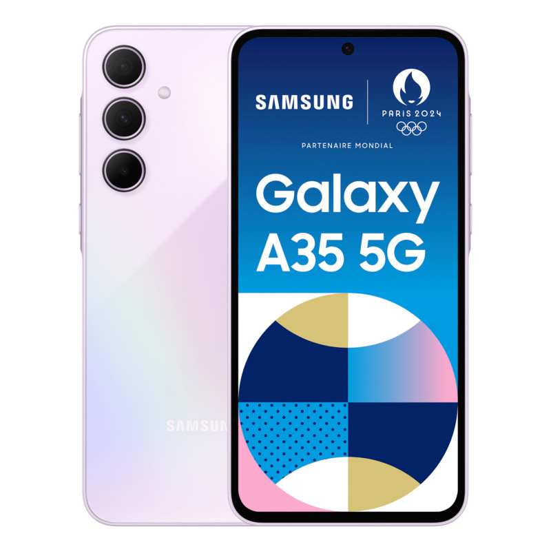 Galaxy A35 5G 16,8 cm (6.6) Ranura híbrida Dual SIM Android 14 USB Tipo C 8 GB 256 GB 5000 mAh Lila