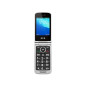 Prince 4G 7,11 cm (2.8) 130 g Negro, Plata Teléfono para personas mayores Prince 4G 7,11 cm (2.8) 130 g Negro, Plata Teléfono para personas mayores
