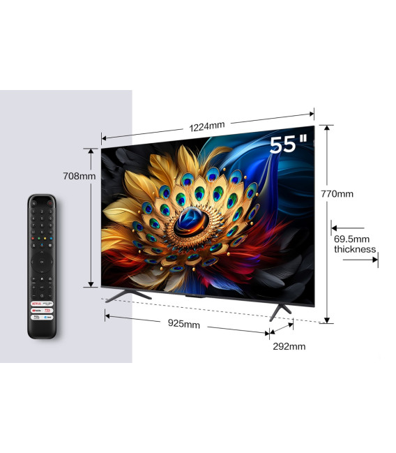 TV TCL 55C655, QLED Onkyo Sound Game Master