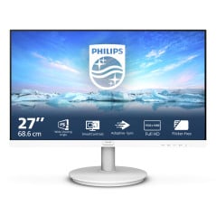 V Line 271V8AW/00 pantalla para PC 68,6 cm (27) 1920 x 1080 Pixeles Full HD LCD Blanco