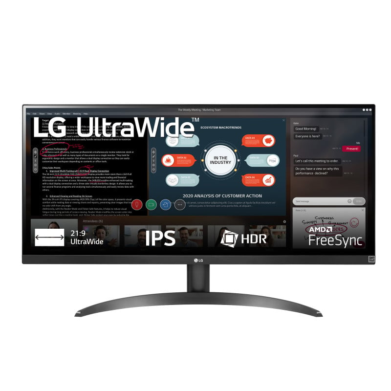 29WP500-B pantalla para PC 73,7 cm (29) 2560 x 1080 Pixeles UltraWide Full HD LED Negro