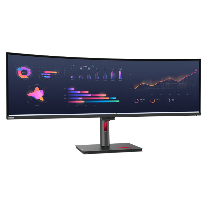 ThinkVision P49w-30 LED display 124,5 cm (49) 5120 x 1440 Pixeles DQHD Negro