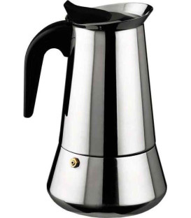 Cafetera italiana BOJ, 9 tazas, acero inox Alondra