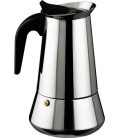 Cafetera italiana BOJ, 9 tazas, acero inox Alondra