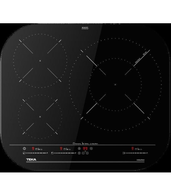 Inducción Teka IKC63320MSP BK, 3 zonas