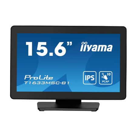 ProLite T1633MSC-B1 pantalla para PC 39,6 cm (15.6) 1920 x 1080 Pixeles Full HD LCD Pantalla táctil Negro