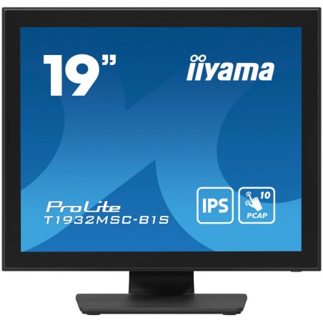 ProLite T1932MSC-B1S pantalla para PC 48,3 cm (19) 1280 x 1024 Pixeles Full HD LED Pantalla táctil Mesa Negro