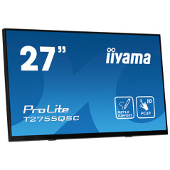 ProLite T2755QSC-B1 pantalla para PC 68,6 cm (27) 2560 x 1440 Pixeles Full HD LCD Pantalla táctil Negro