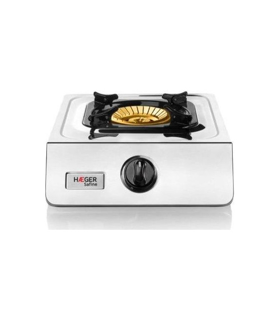 Cocina portatil Haeger 1N5H, safine a gas 1 quemad