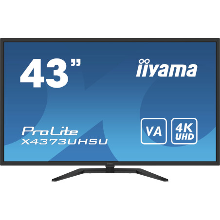 ProLite X4373UHSU-B1 pantalla para PC 108 cm (42.5) 3840 x 2160 Pixeles 4K Ultra HD Negro