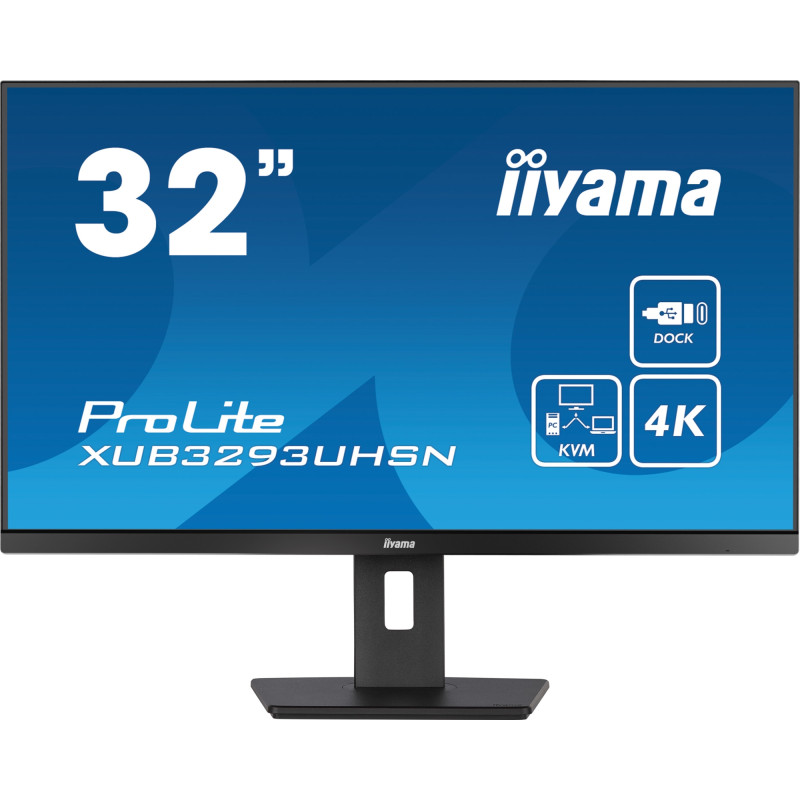 ProLite XUB3293UHSN-B5 pantalla para PC 80 cm (31.5) 3840 x 2160 Pixeles 4K Ultra HD LCD Negro