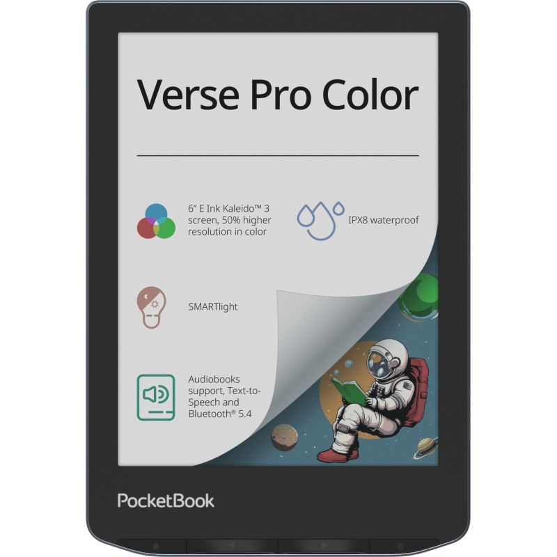 Verse Pro Color lectore de e-book Pantalla táctil 16 GB Wifi Negro, Azul Verse Pro Color lectore de e-book Pantalla táctil 16 GB Wifi Negro, Azul