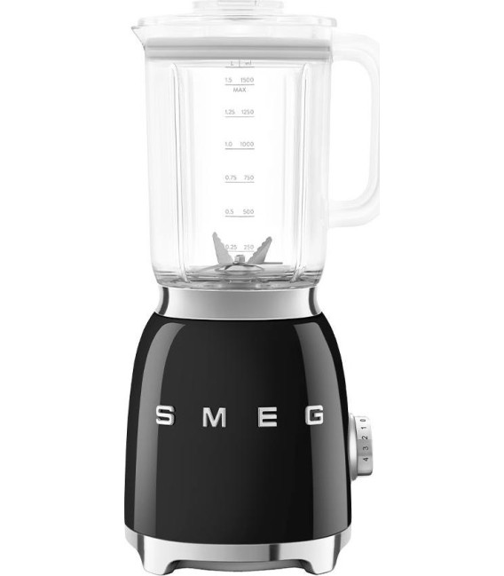 Batidora vaso Smeg BLF03BLEU, negro, 800w, 1.5l, 5