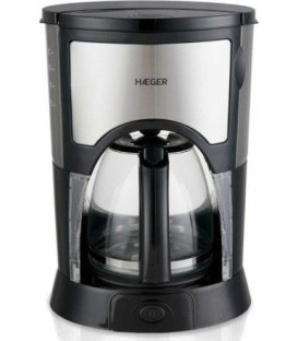 Cafetera Goteo Haeger CM800001B, 12 tazas negro/in