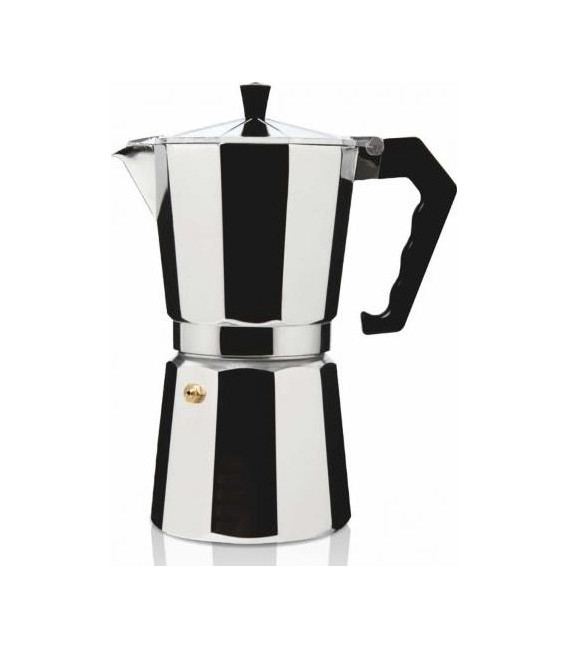 Cafetera italiana aluminio Haeger CP06A007A, moka