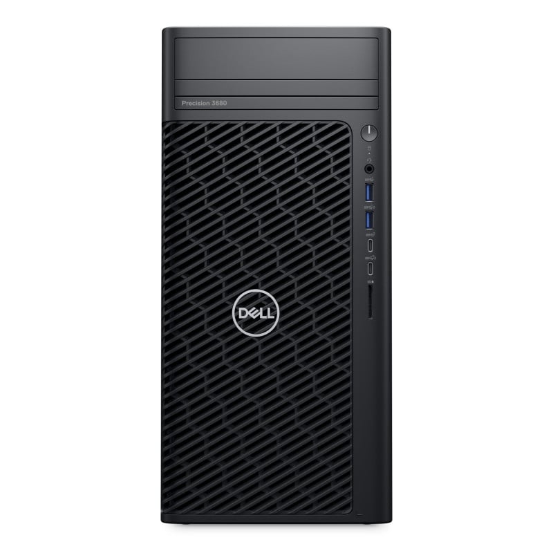 Precision 3680 Intel® Core™ i7 i7-14700 16 GB DDR5-SDRAM 512 GB SSD NVIDIA T1000 Windows 11 Pro Torre Puesto de trabajo Negro