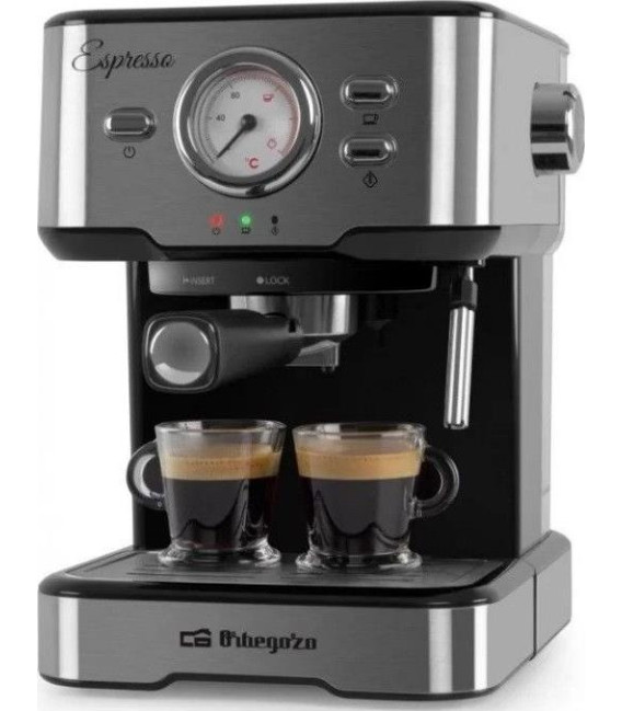 Cafetera Expresso Orbegozo EX5500, 20bar,