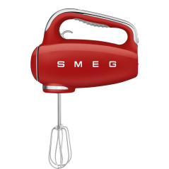 Amasadora Smeg HMF01RDEU, varillas, roja, style50