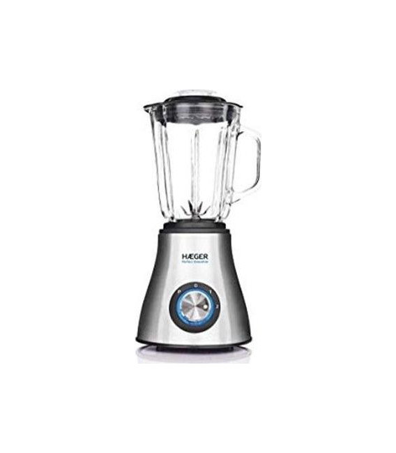 Batidora vaso Haeger LQ600007A, 600w jarra de vidr