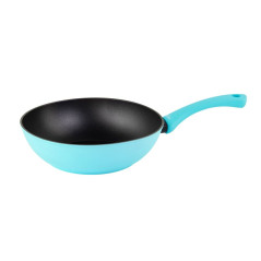 Wok Inoxibar 18833, rainbow blue 28cm