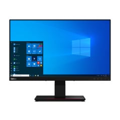 ThinkVision T24t-20 LED display 60,5 cm (23.8) 1920 x 1080 Pixeles Full HD Pantalla táctil Capacitiva Negro