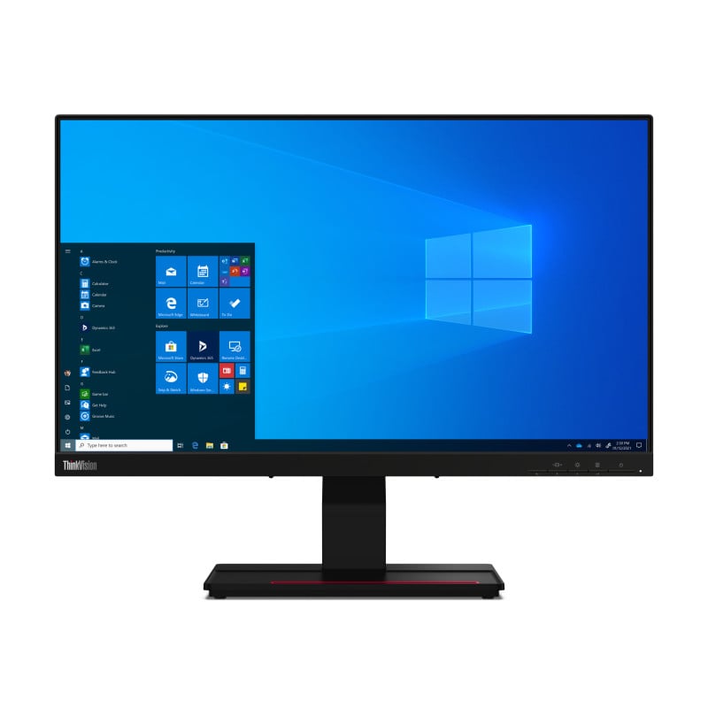 ThinkVision T24t-20 LED display 60,5 cm (23.8) 1920 x 1080 Pixeles Full HD Pantalla táctil Capacitiva Negro