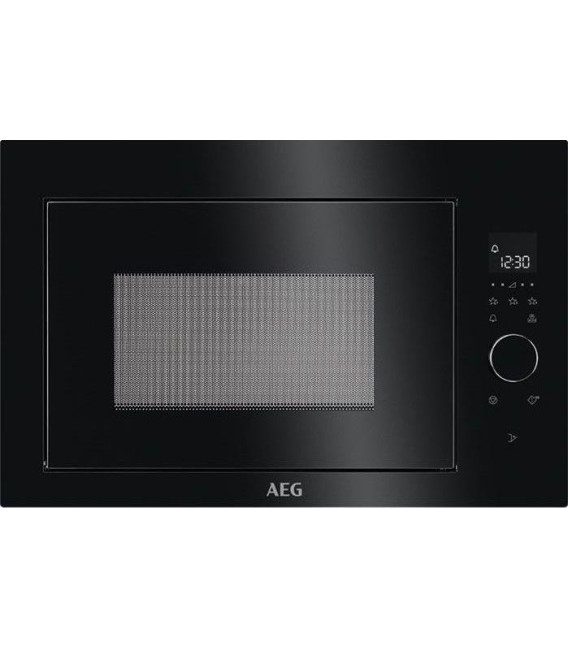 Microondas AEG MBE2657SEB, 900W, 26L, Integr., Cri