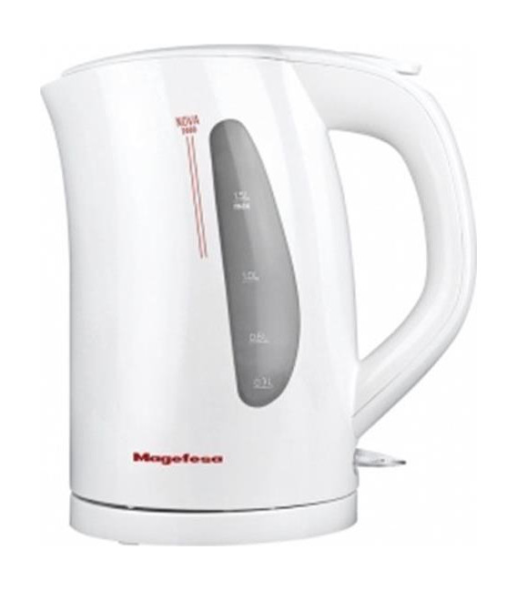 Hervidor Magefesa MGF3621, 2200w, 1,5L, Blanco