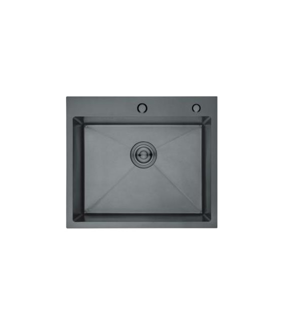 FREGADERO NOVA PADUA, 1C 50X54, INOX NEGRO, CRUAD