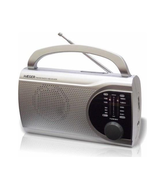 Radio Haeger PRBIB004B, surround am/fm - ac/dc, ra