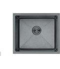 FREGADERO NOVA SIENA, 1C 50X43, INOX NEGRO, CRUADR