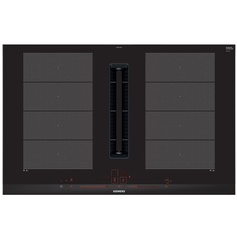 Inducción Siemens EX875LX67E, 80cm, extractor inte Inducción Siemens EX875LX67E, 80cm, extractor inte