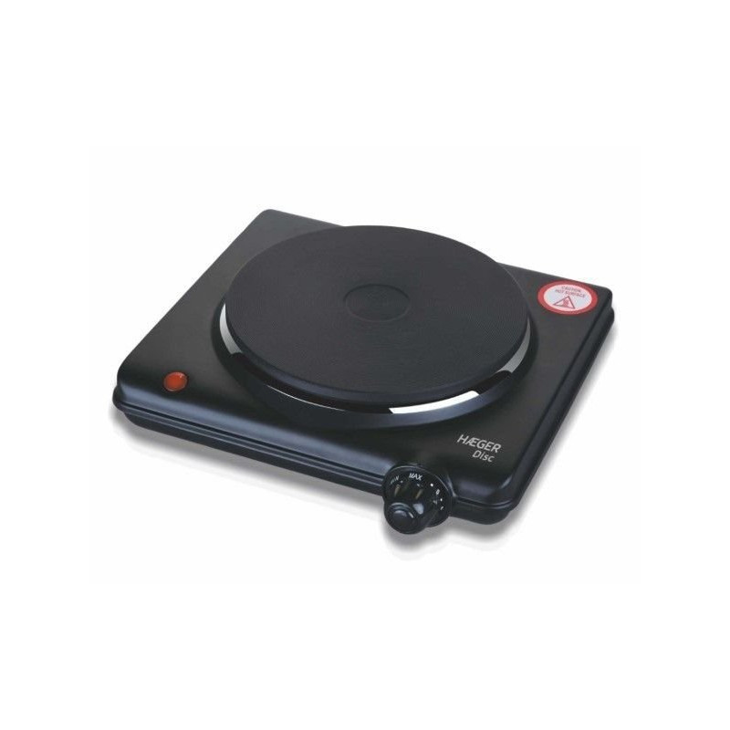 Cocina portatil Haeger HP01B012A, disc placa elect Cocina portatil Haeger HP01B012A, disc placa elect