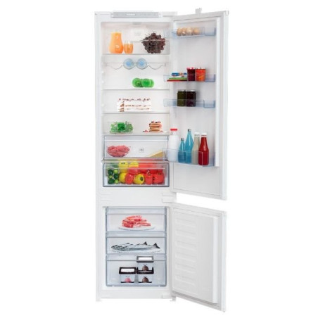 Combi Beko BCSA306E4SFN, 194x54cm, E, Integr, Cicl