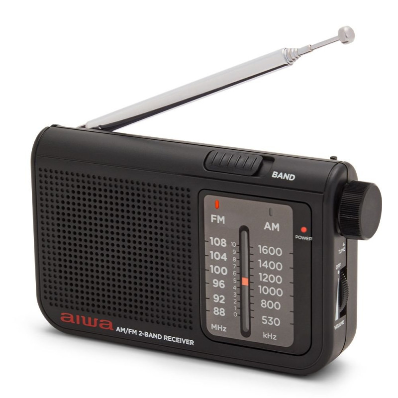 Radio AIWA RS55BK Receptor de radio de bolsillo co Radio AIWA RS55BK Receptor de radio de bolsillo co