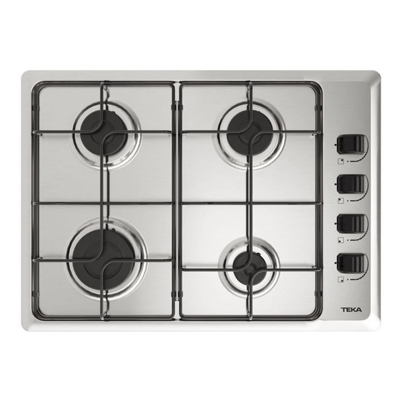 Encimera Teka HLX540KLAOE, 4 fuegos, inox, butano Encimera Teka HLX540KLAOE, 4 fuegos, inox, butano