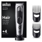 Afeitadora Braun HC7390, hairclip blkspcgry box Afeitadora Braun HC7390, hairclip blkspcgry box
