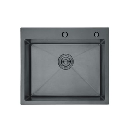 FREGADERO NOVA PADUA, 1C 50X54, INOX NEGRO, CRUAD