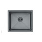 FREGADERO NOVA SIENA, 1C 50X43, INOX NEGRO, CRUADR