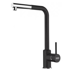Grifo Franke SIRIUS PULLOUT, cromo/onyx, monomando