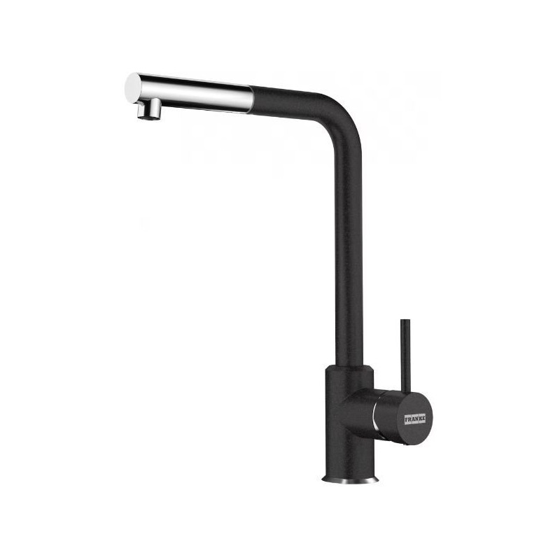 Grifo Franke SIRIUS PULLOUT, cromo/onyx, monomando