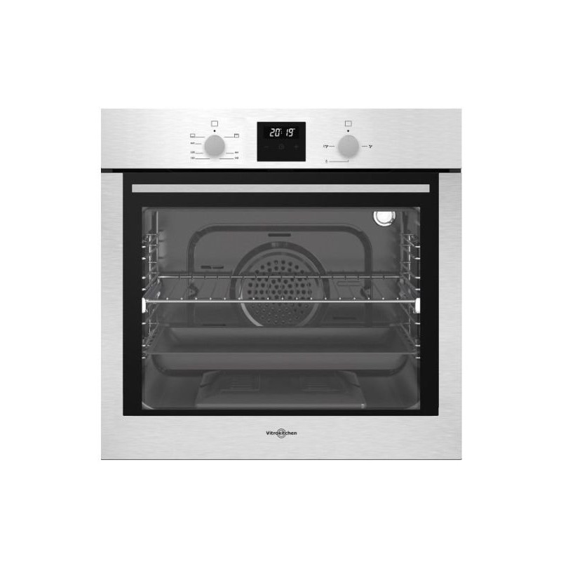 Horno Vitrokitchen HG602IB, Gas, 60cm, But, Inox