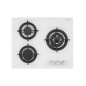 Encimera Corbero CPCGY2313W, 3f, cristal blanco, H Encimera Corbero CPCGY2313W, 3f, cristal blanco, H