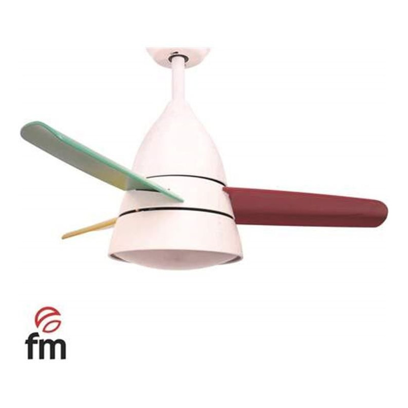Ventilador Techo FM VTKIDSL, DC 90cm Ø c/Luz c/Ma Ventilador Techo FM VTKIDSL, DC 90cm Ø c/Luz c/Ma