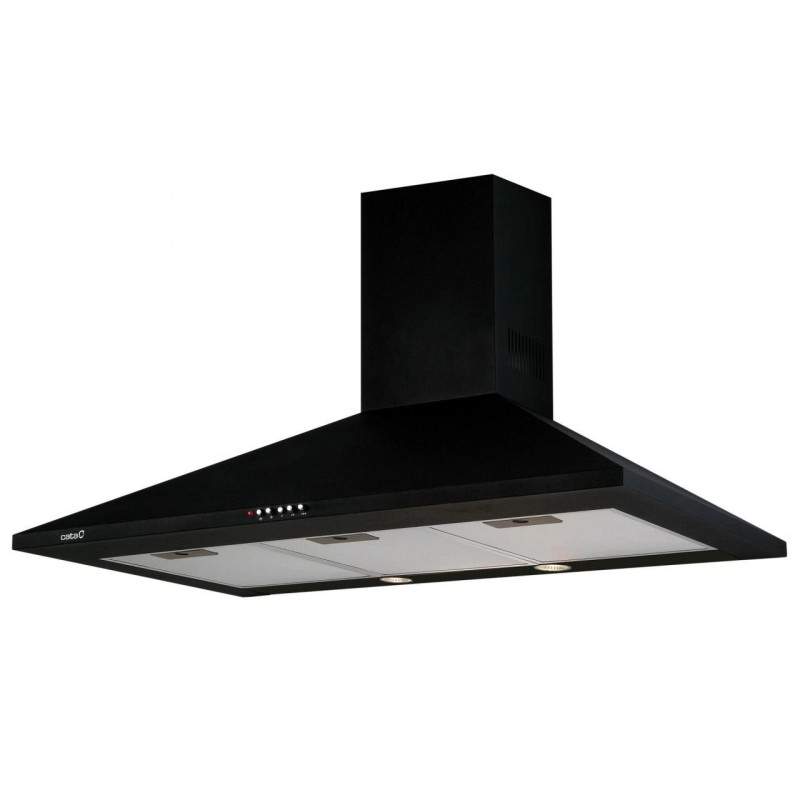 Campana Decorativa OMEGA900BK, 90cm, Negro, 645m3/ Campana Decorativa OMEGA900BK, 90cm, Negro, 645m3/