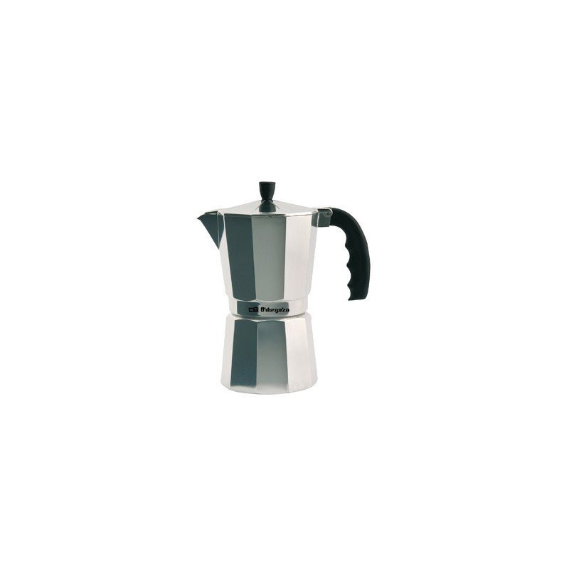 Cafetera Orbegozo KF200, 2 tz, aluminio