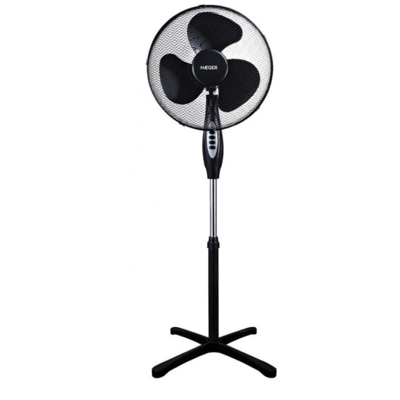 Ventilador pie Haeger SF16B012A, 40cm, cross black Ventilador pie Haeger SF16B012A, 40cm, cross black